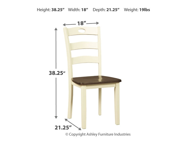 Woodanville Dining Room Side Chair (2/CN)