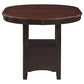 Lavon 5-piece Oval Counter Height Dining Set Light Chestnut