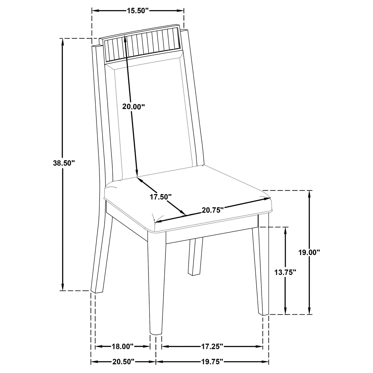 Brookmead 5-piece Extension Leaf Dining Table Set Black