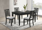 Appleton 5-piece Rectangular Dining Set Washed Black