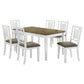 Appleton 7-piece Rectangular Dining Set Distressed White