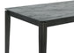 Stevie 5-piece Rectangular Dining Table Set Grey and Black