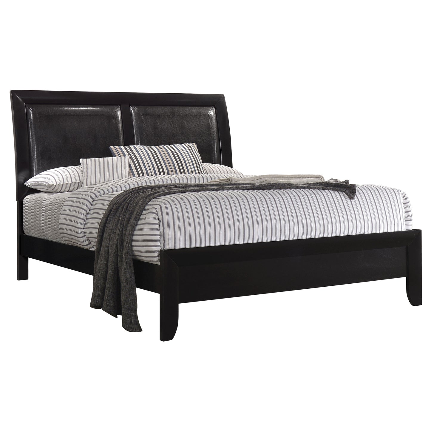 Briana 4-piece Eastern King Bedroom Set Black