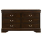 Louis Philippe 5-piece Full Bedroom Set Cappuccino