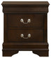 Louis Philippe 4-piece Eastern King Bedroom Set Cappuccino