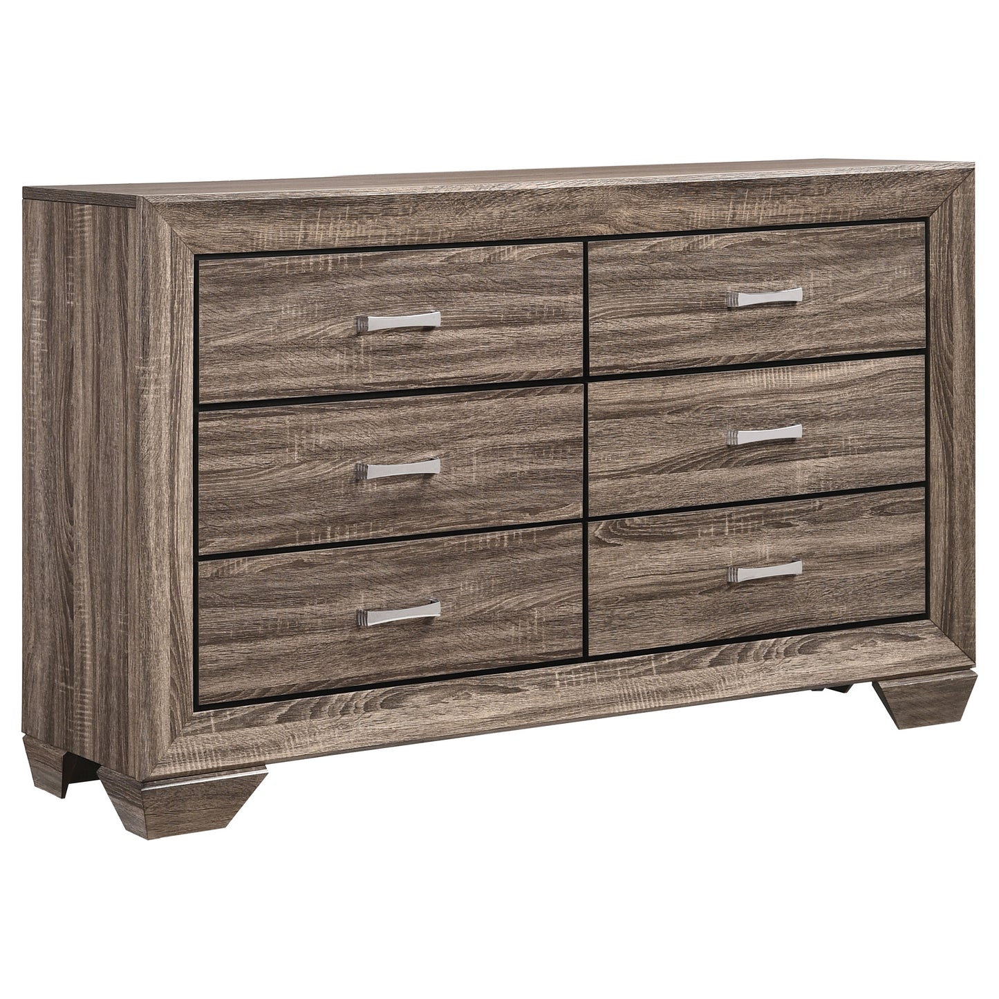 Kauffman 5-piece California King Bedroom Set Washed Taupe