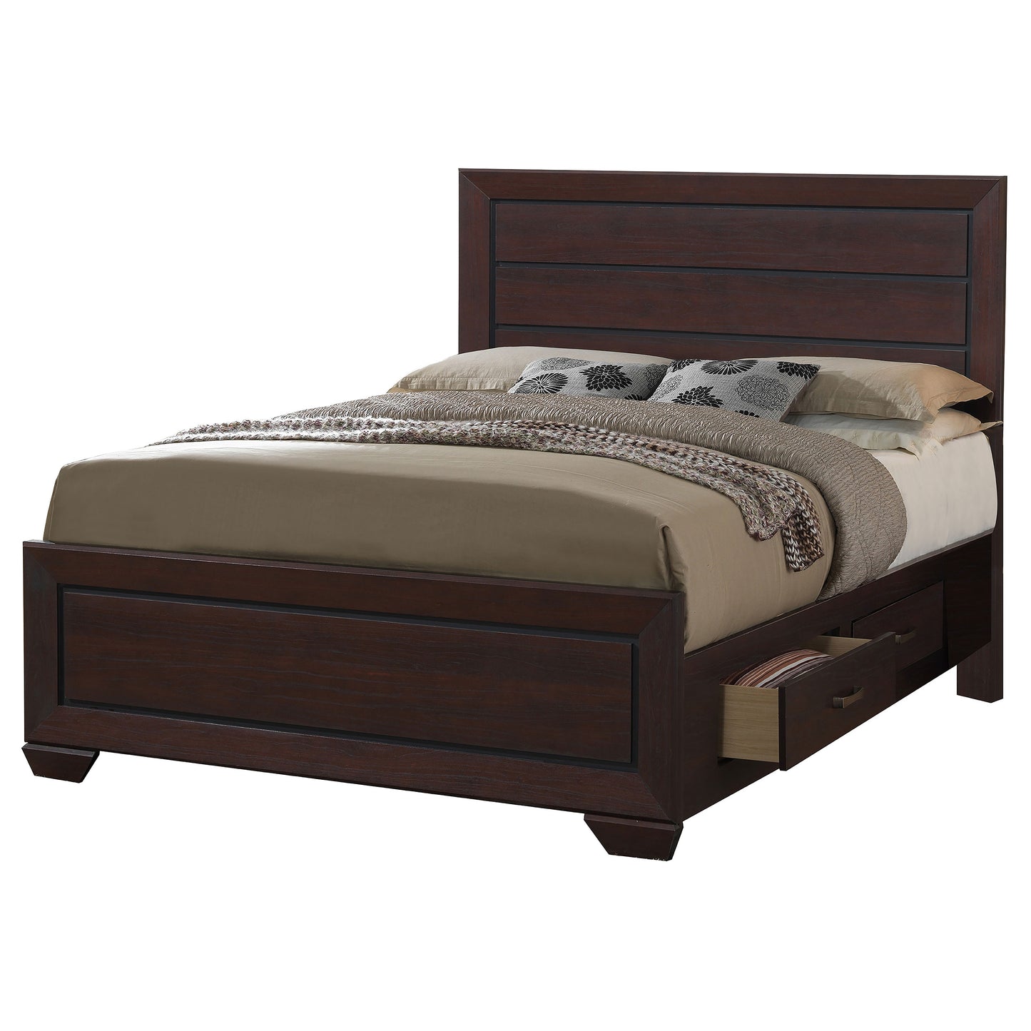 Kauffman 5-piece Queen Bedroom Set Dark Cocoa