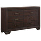 Kauffman 5-piece Queen Bedroom Set Dark Cocoa