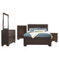 Kauffman 5-piece Queen Bedroom Set Dark Cocoa