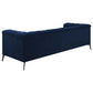 Chalet 3-piece Upholstered Tuxedo Arm Tufted Sofa Set Blue