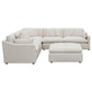 Hobson 6-piece Upholstered Modular Sectional Sofa Ivory