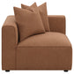 Jennifer 6-piece Upholstered Modular Sectional Terracotta