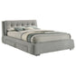 Fenbrook Upholstered California King Storage Panel Bed Grey