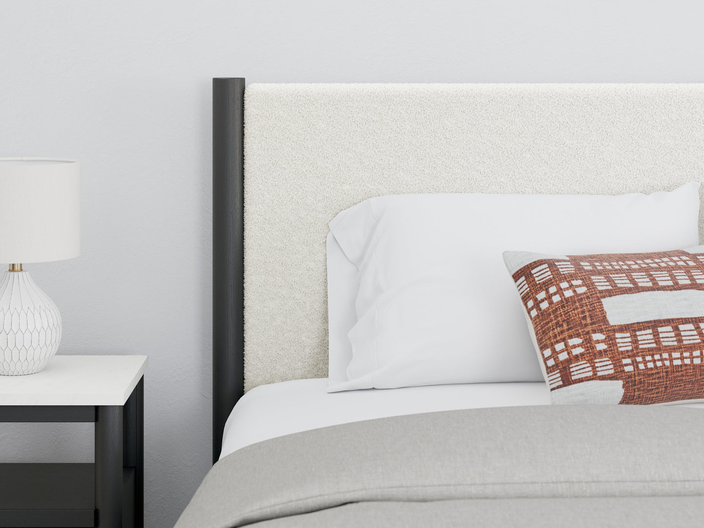 Cadmori  Upholstered Panel Bed