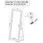 Windrose 28 x 67 Inch Tempered LED Standing Mirror White