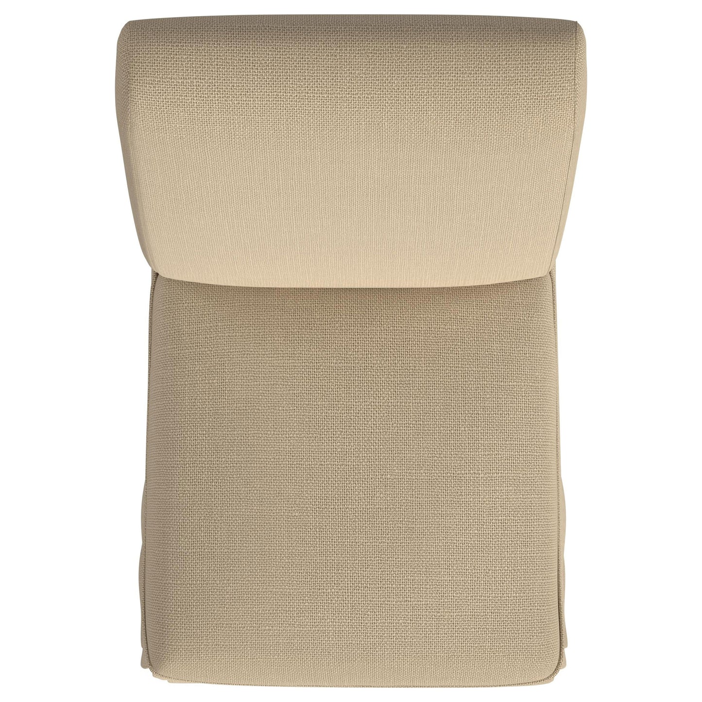 Shawna Upholstered Skirted Dining Chair Light Khaki (Set of 2)