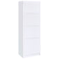 Laughlin 3-shelf Engineered Wood Media Tower White