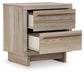 Hasbrick Queen Panel Bed with Mirrored Dresser, Chest and 2 Nightstands