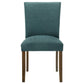 Cantley Upholstered Dining Side Chair Teal Blue (Set of 2)