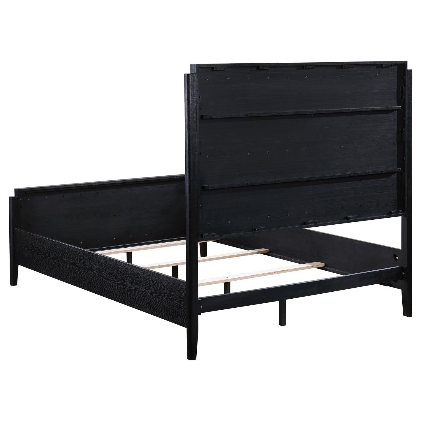 Brookmead 60-inch Upholstered Queen Bed Black