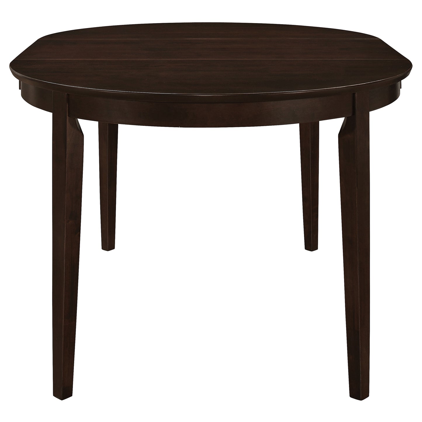 Gabriel Oval 60-inch Extension Leaf Dining Table Cappuccino