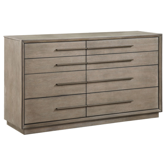 Durango 8-drawer Dresser Washed Oak