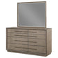 Durango 8-drawer Dresser and Mirror Washed Oak