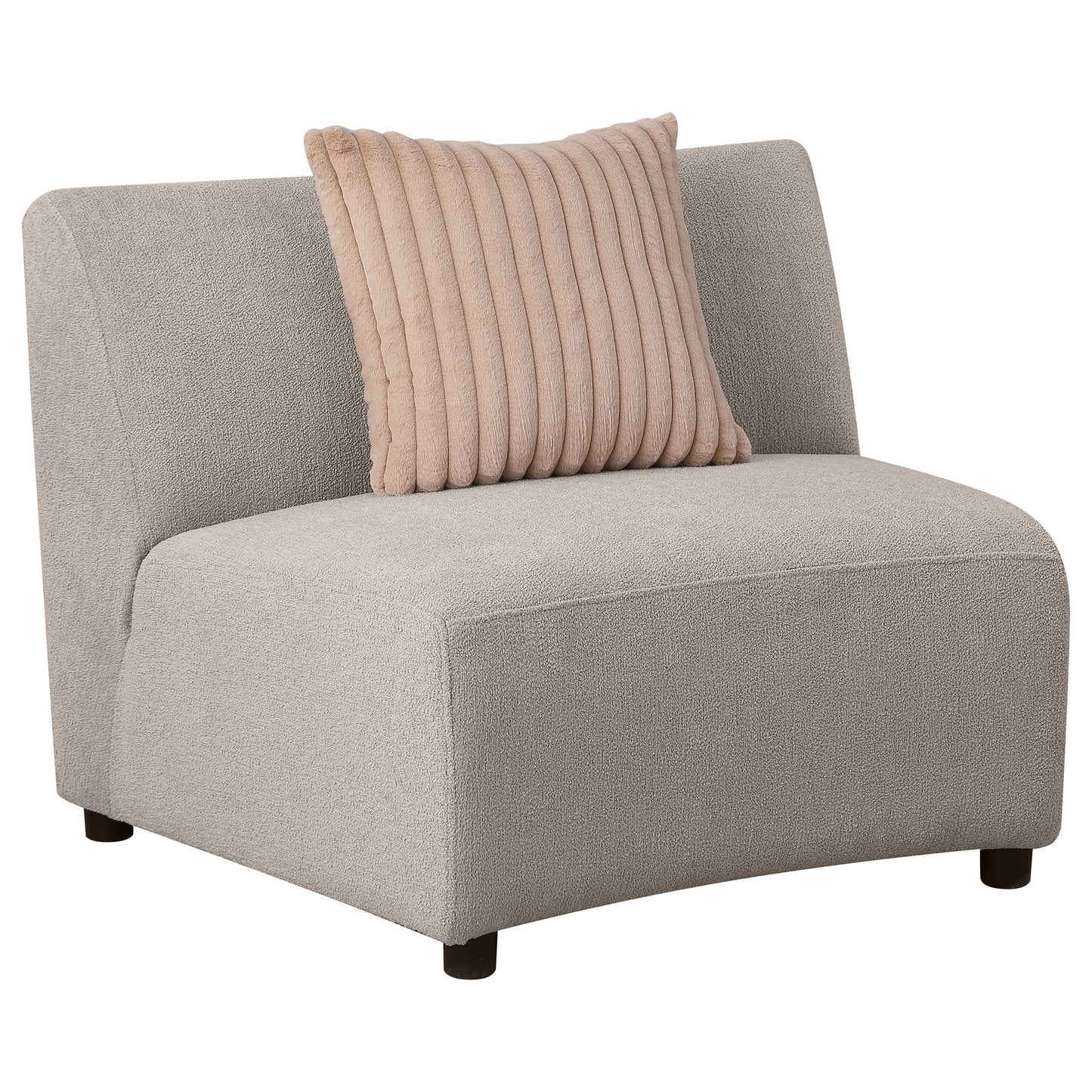 Fayette 3-piece Upholstered Sectional Sofa Greige