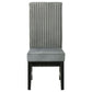 Barrand Upholstered Dining Side Chair Grey (Set of 2)