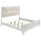 Marmore 64-inch California King Bed LED Headboard White