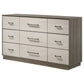 Fenwick 9-drawer Dresser Grey Oak