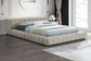 Trinity Upholstered Full Platform Bed Light Taupe