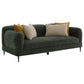 Jade 2-piece Chenille Upholstered Sofa Set Green