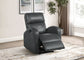 Grant Upholstered Power Recliner Chair Grey