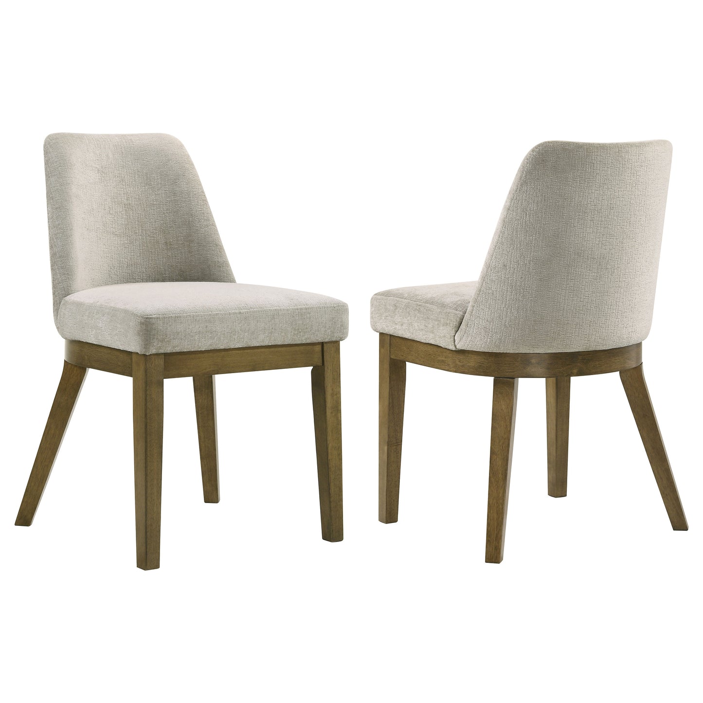 Castlewood Upholstered Dining Side Chair Light Tan (Set of 2)