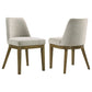 Castlewood Upholstered Dining Side Chair Light Tan (Set of 2)