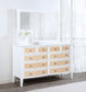 Bexhill 10-drawer Dresser and Mirror White