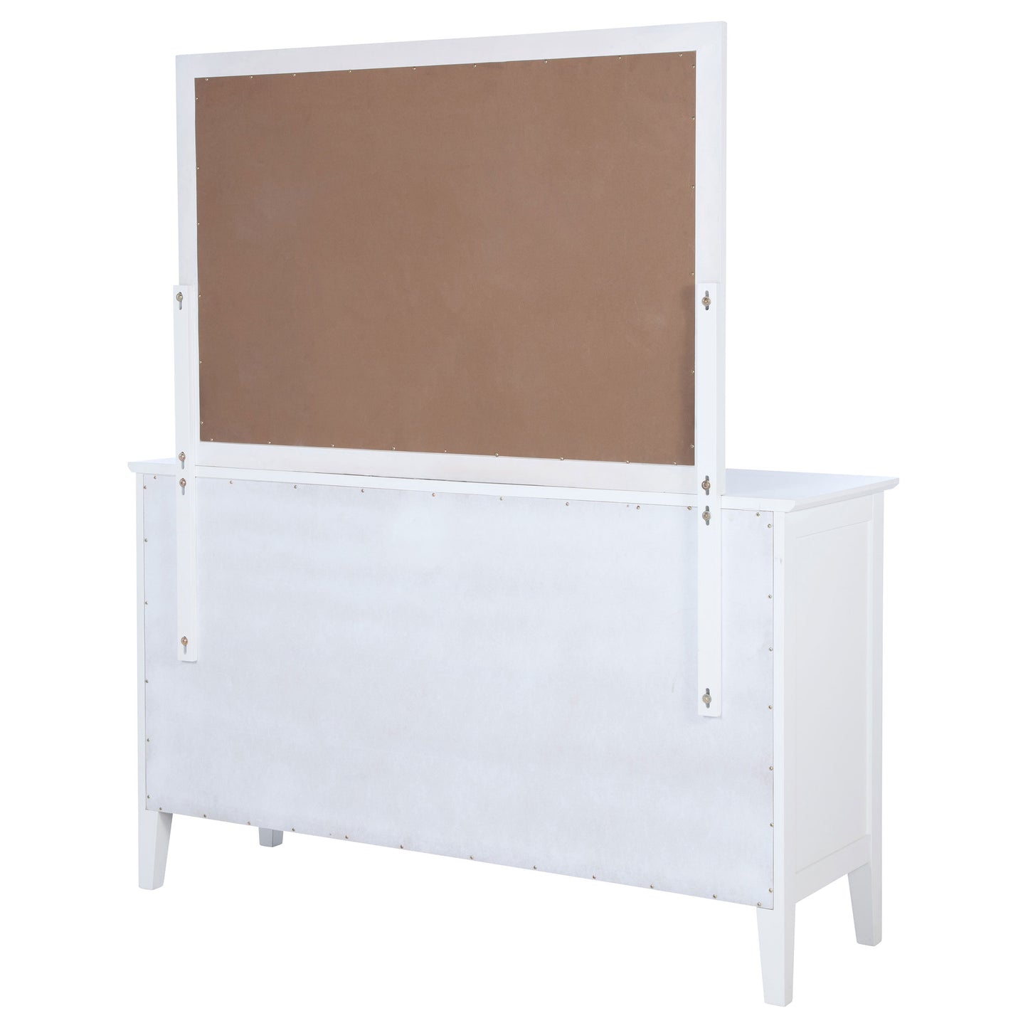 Bexhill 10-drawer Dresser and Mirror White