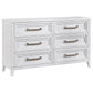 Marielle 5-piece Cal King Bedroom Set Distressed White