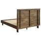 Glenwood 48-inch Eastern King Platform Panel Bed Warm Brown