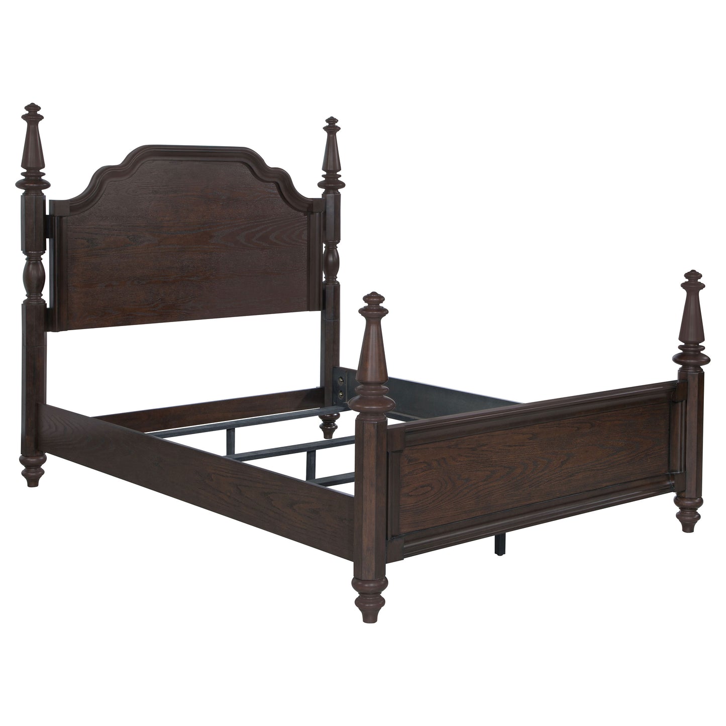 Andover 4-piece Queen Bedroom Set Dark Oak