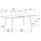 Crestmont 7-piece Extension Leaf Dining Table Set Black