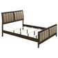 Wilkes 51-inch Upholstered California King Bed Dark Cocoa