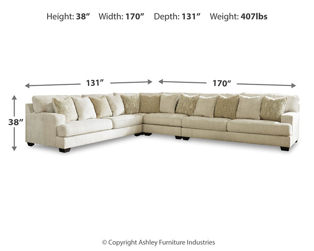 Rawcliffe 4-Piece Sectional