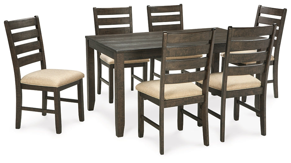 Rokane Dining Room Table Set (7/CN)