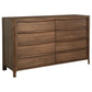 Maderia 4-piece Queen Bedroom Set Walnut