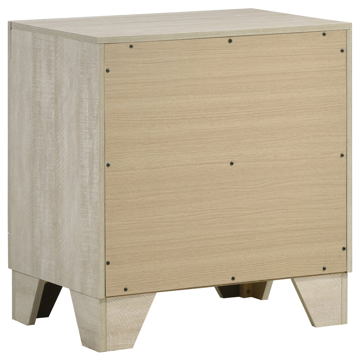 Trenton 2-drawer Nightstand Bedside Table Rustic Cream