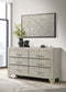 Trenton 6-drawer Bedroom Dresser Rustic Cream