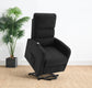 Amsdell Upholstered Power Lift Recliner with Remote Black