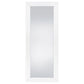 Cadence Tempered Glass Full Length Mirror White High Gloss